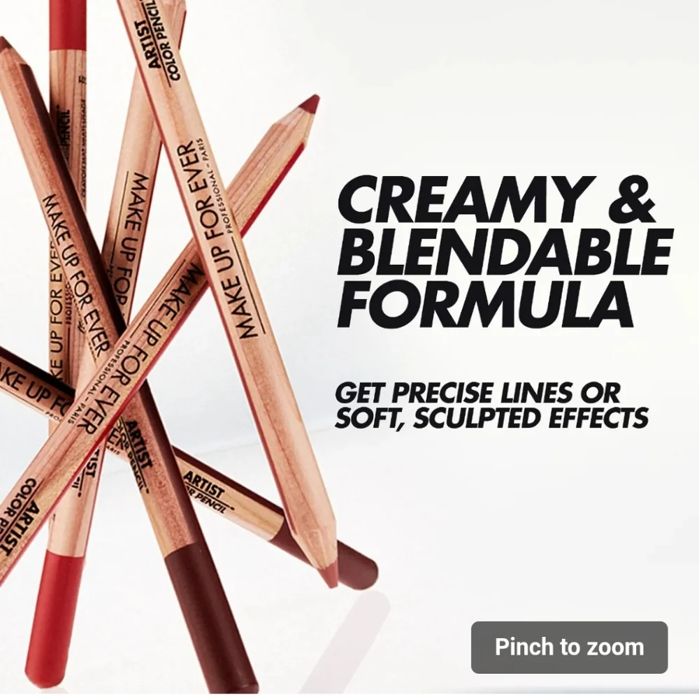 MAKE UP FOR EVERArtist Color Pencil Brow, Eye & Lip Liner FULL RED 714 - Picture 5 of 5